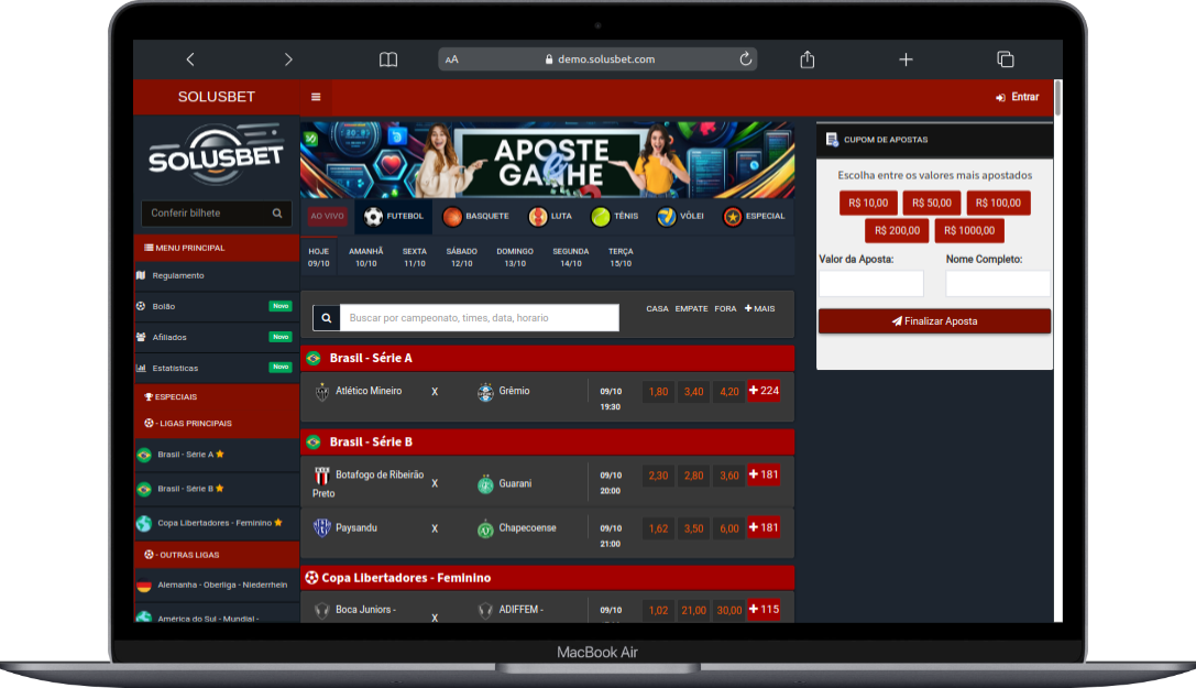 Modelo Vermelho x Preto